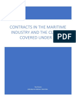 Contracts in Maritime Industry