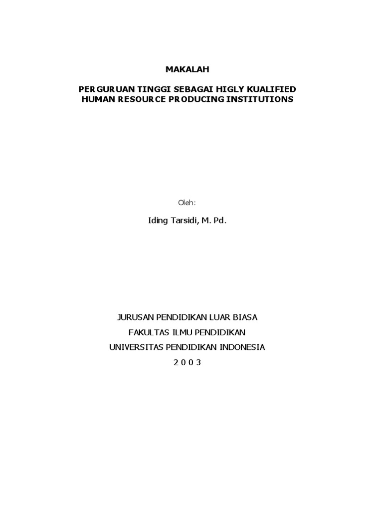 Makalah - PT Upi | PDF