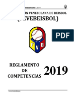 2019 - FEVEBEISBOL - Reglamento de Competencias