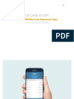 UX Case Study: Mobile Push Payments App for Emerging Markets