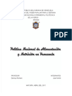PDF Politica Nacional de Alimentacion y Nutricion