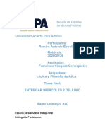 Análisis de las unidades 2, 4 y 7 de Lógica y Filosofía Jurídica