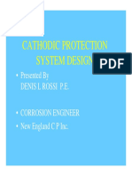 Presentation - Painting, Coating & Corrosion Protection - CORROSION ENGINEER - Cathodic Protection System Design - PPT Presentation