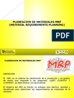 Planeación de Materiales MRP