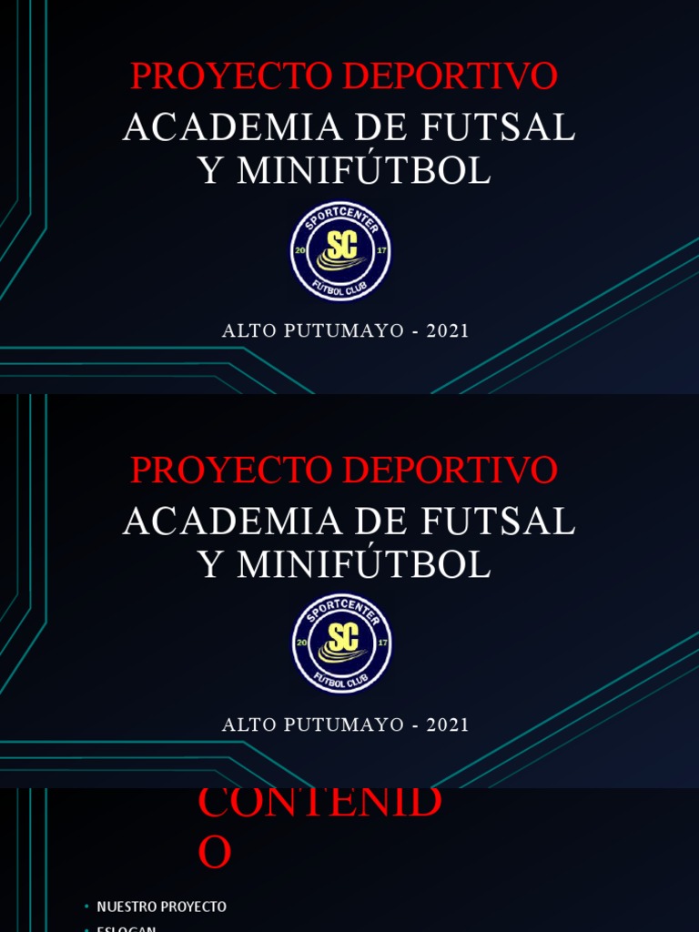 Proyecto Deportivo | PDF | Asociación de Futbol | Deportes
