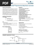 2.5A, 18V, 500Khz Acot Synchronous Step-Down Converter: General Description Features