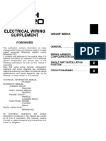 Pajero III Electrical Wiring 2001 Supplement