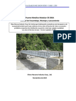 Manual de Ensamblaje de Puente Harzone Tipo Cb200a