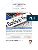 Business Finance: Quarter 4 Module 9