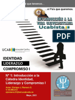 N 1 Introduccion A La Catedra Identidad, Liderazgo y Compromiso I