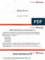 Roles Genéricos en ITIL