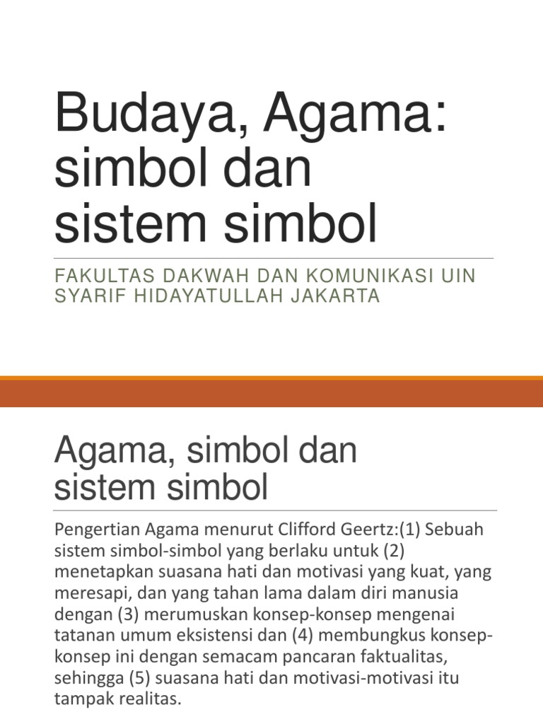 Simbol Agama dan Maknanya dalam Budaya | PDF | Filsafat