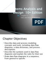 Systems Analysis and Design 10 Edition: Data and Process Modeling