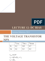 Lecture 12: DC Bias: Antonius Suhartomo, PH.D