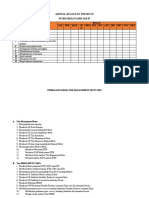 Jadwal Kegiatan Mutu