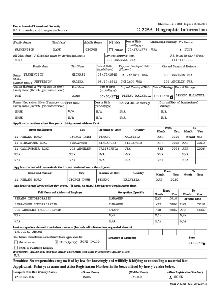 social number usa sample security Sample G Form Petitioner 325a social number usa sample security Sample G Form Petitioner 325a