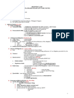 Business Law Cpa Board Exam Lecture Notes: I. (CO, NO)