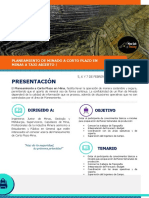 Brochure - Planeamiento de Mina A Corto Plazo en Open Pit