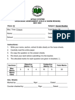 Class IV Fa Social Studies 4 (CW)