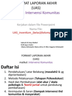 Format Laporan Akhir Uas Intervensi Komunitas-2021