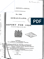 Somaliland Report 1920