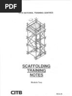 Basic Scaffolding Training Overview | PDF | Scaffolding