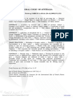 Federal Court of Australia: Olivaylle Pty LTD V Flottweg GMBH & Co KGAA (No 4) (2009) FCA 522