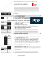 OR OR OR: Loan Processing Group Checklist of Requirements