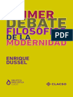 El primer debate filosófico de la Modernidad - Enrique Dussel