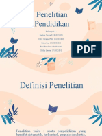 Penelitian Pendidikan Kelompok 4 A