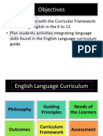 English K 12 Framework