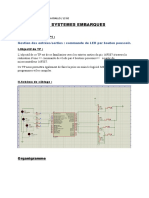 TP Systemes Embarques: Gestion Des Entrées/sorties: Commande de LED Par Bouton Poussoir