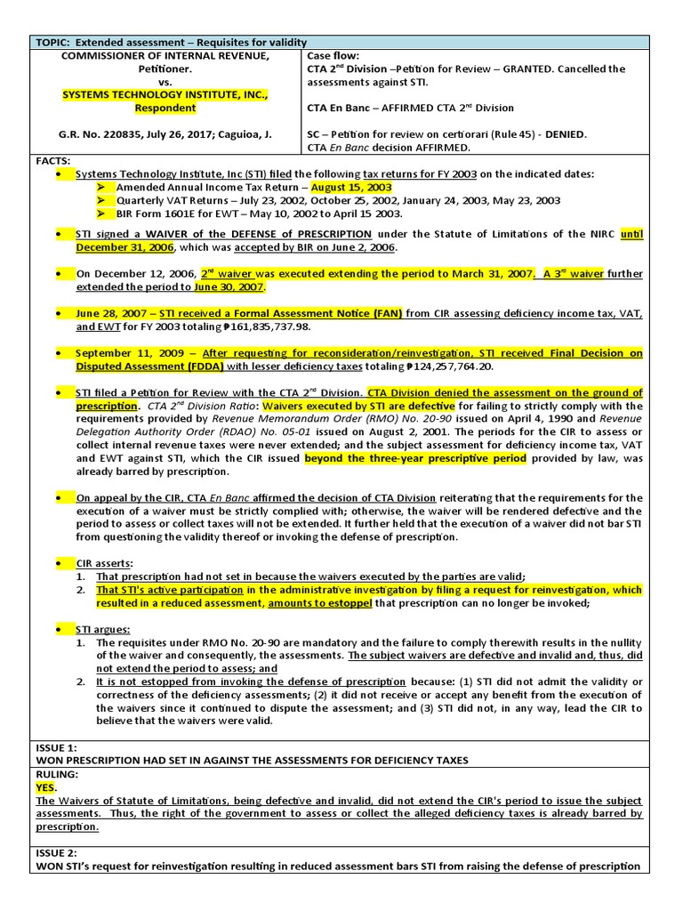 Requisites for Validity Strict Compliance with Procedures is Necessary