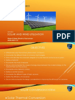 Solar and Wind Utilization: Week-5 Solar Electric Conversion 2020-2021/ 2T