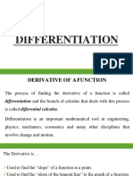 Lecture 4 Derivatives