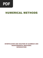 Numerical Methods