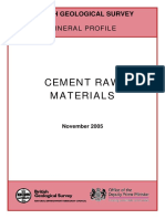 Cement Raw Materials
