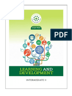 Study Pack On Learning and Development I