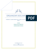 Organizar Documentos - RECIBO DE DOCUMENTOS