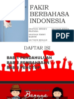 Fakir Berbahasa Indonesia