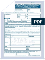 Proposal Form - Diabetes Safe Insurance Policy