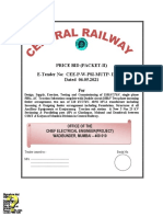 Price Bid (Packet-Ii) E-Tender No: CEE-P-W-PSI-MUTP-IIIA-01 Dated 06.05.2021 For