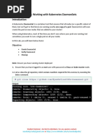 Lab: Working With Kubernetes Daemonsets: Objective
