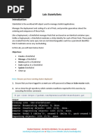 Lab12 - StatefulSet Application