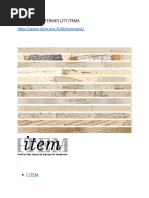 DICTIONNAIRE TERMES LITT ITEMS