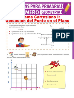 Ubicación Del Punto en El Plano para Primero de Primaria