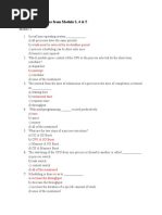 Important Questions From Module 3, 4 & 5: A Task Must Be Serviced by Its Deadline Period