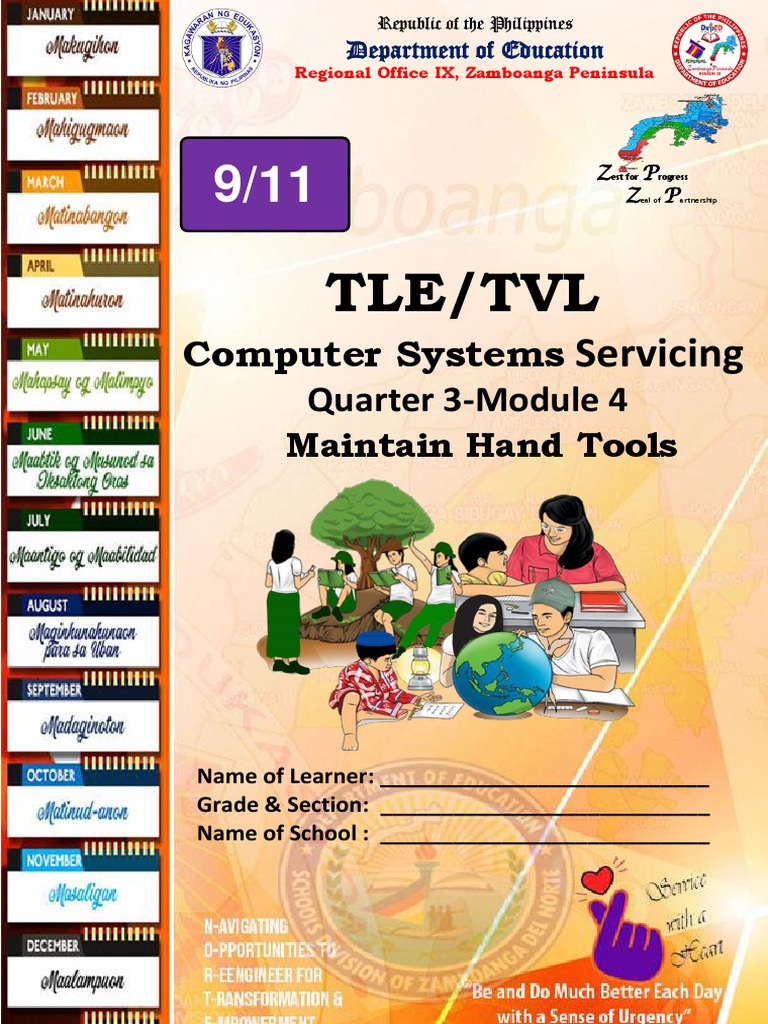 Css 11 Ncii Quarter 3 Module 4 Maintain Hand Tools | PDF | Screw | Lease