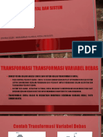 Transformasi Variabel Bebas