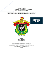 Pentingnya Pendidikan Pancasila